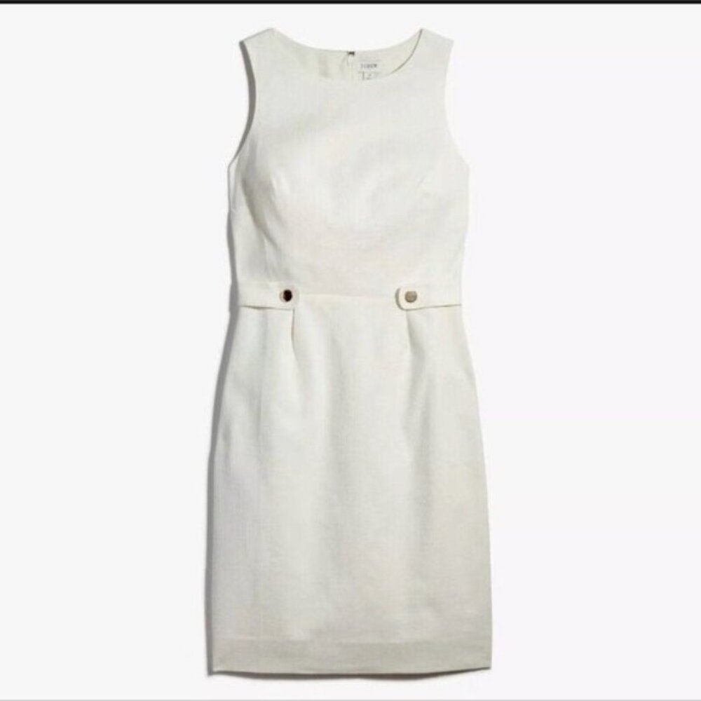 EUC J. Crew Factory Women's Suiting Dress With Waist Tabs Size 18